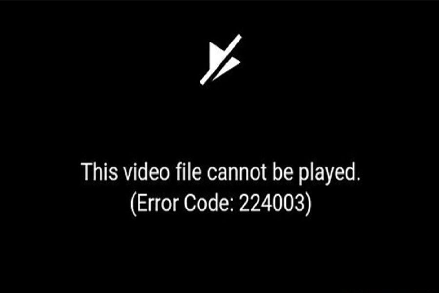 Cómo solucionar el código de error 224003 al reproducir videos online