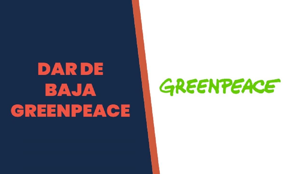 Cómo darse de baja de Greenpeace