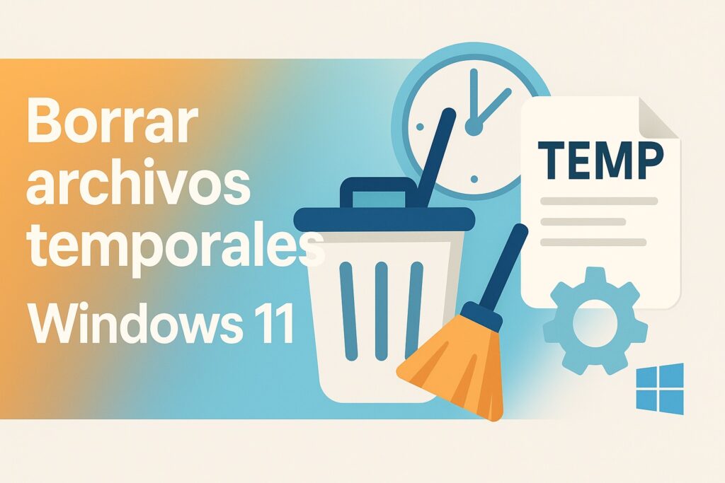 Borrar archivos temporales Windows 11: guía rápida 2025