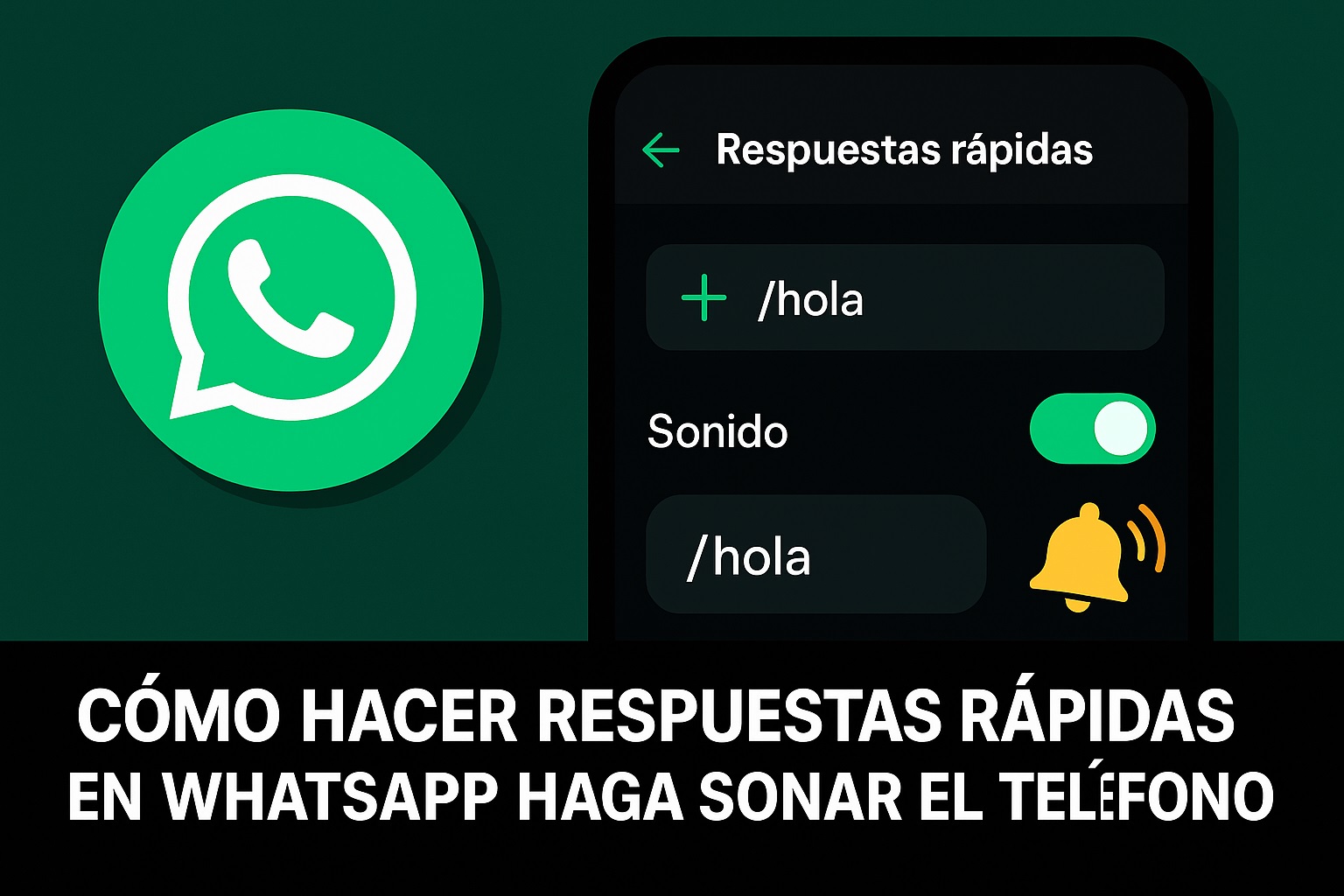 Cómo hacer respuestas rápidas en whatsapp haga sonar el teléfono Cómo hacer respuestas rápidas en whatsapp haga sonar el teléfono
