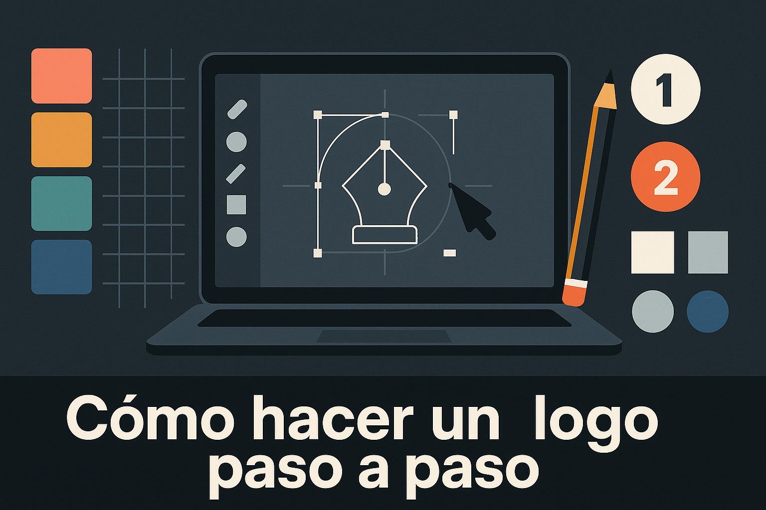 Cómo hacer un logo con pasos claros, herramientas y consejos. Guía