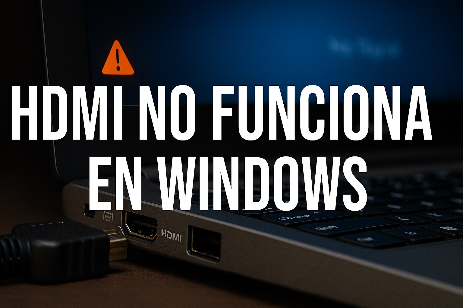 Hdmi no funciona en Windows