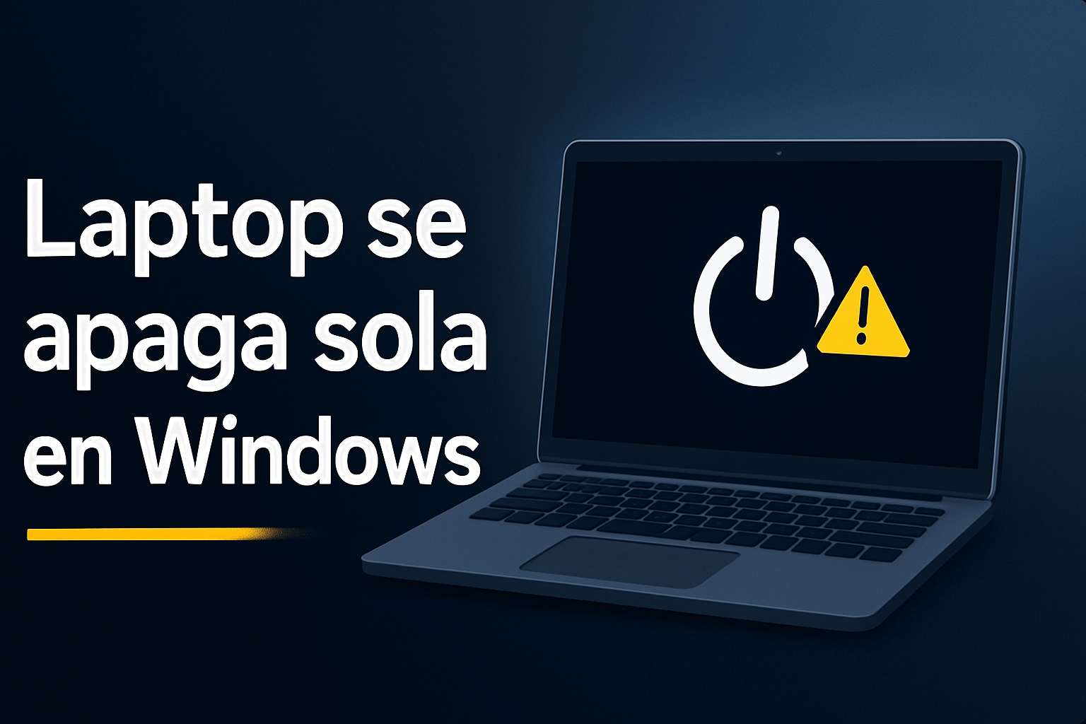 Laptop se apaga sola en Windows