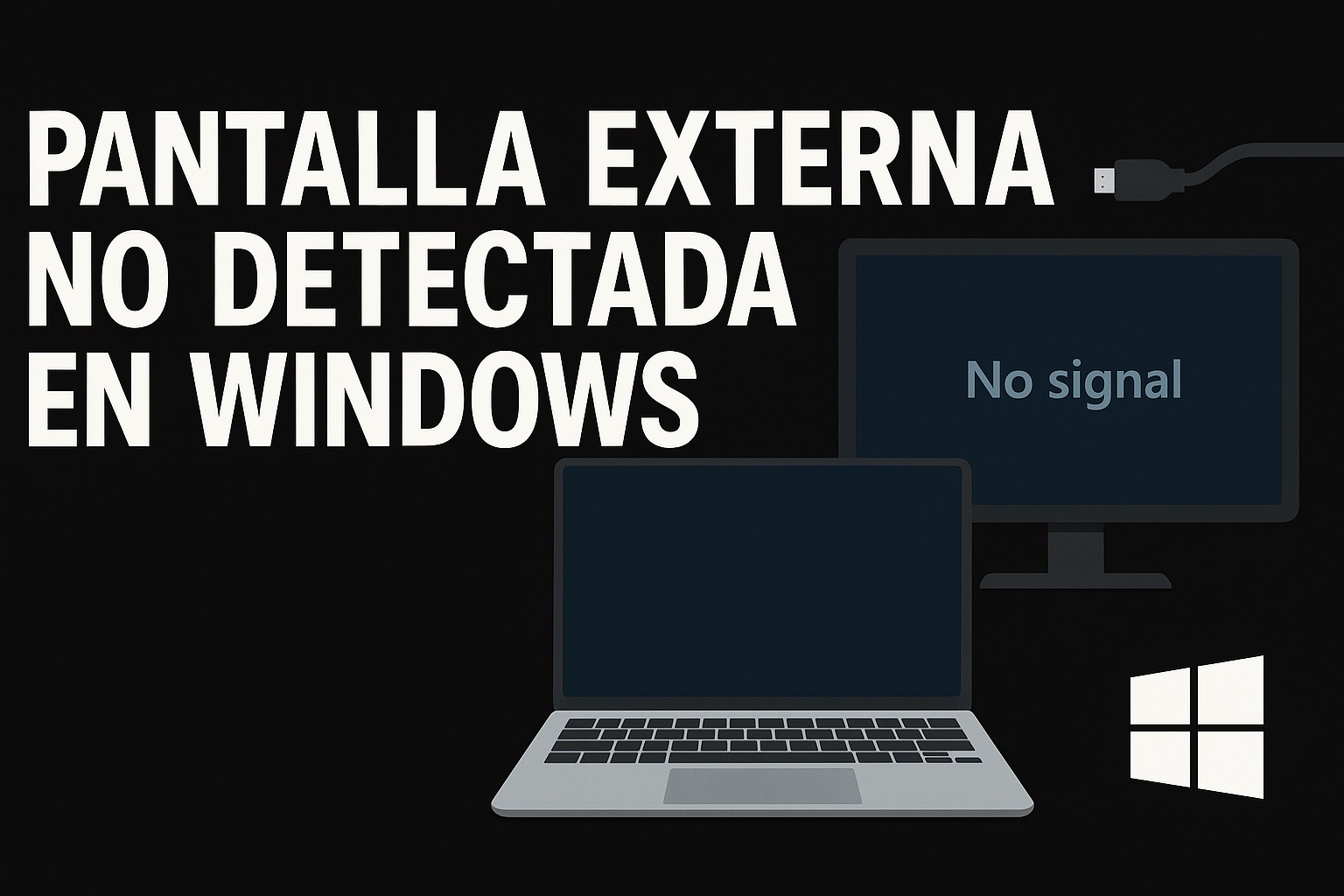 Pantalla externa no detectada en Windows: guía 2025 Pantalla externa no detectada en Windows
