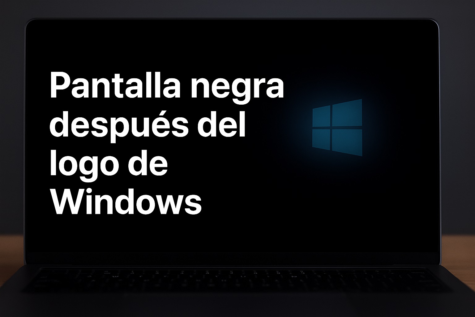 Pantalla negra después del logo de Windows: guía 2025 paso a paso Pantalla negra después del logo de Windows
