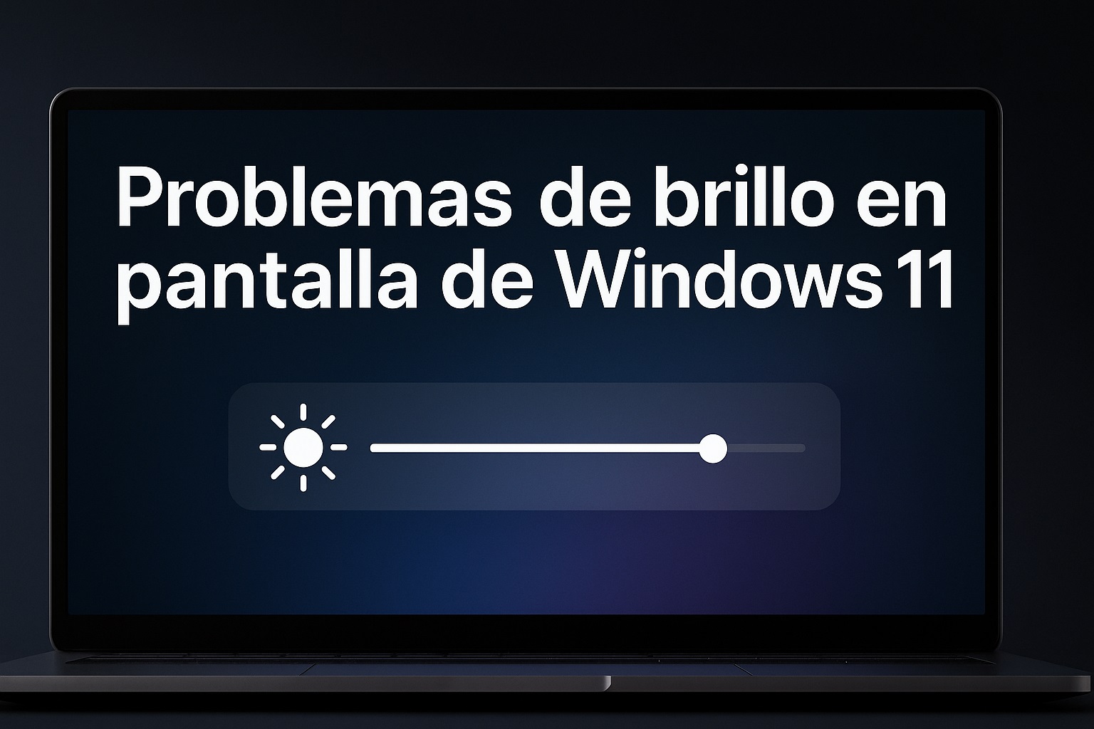 Problemas de brillo en pantalla de Windows 11