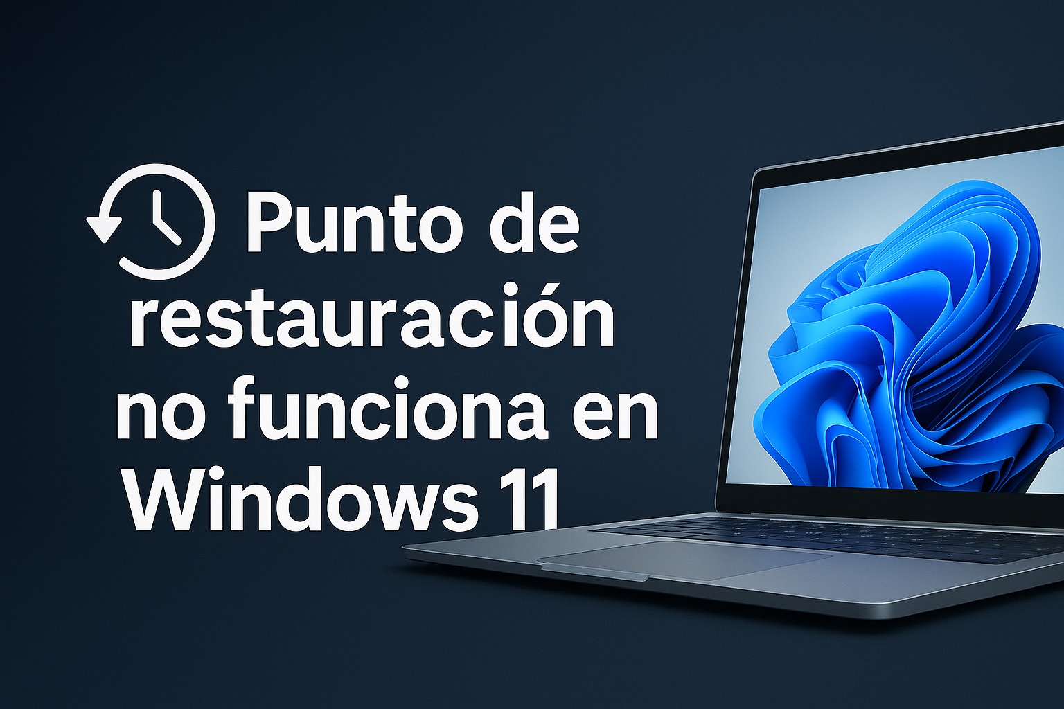 Punto de restauración no funciona en Windows 11 Punto de restauración no funciona en Windows 11
