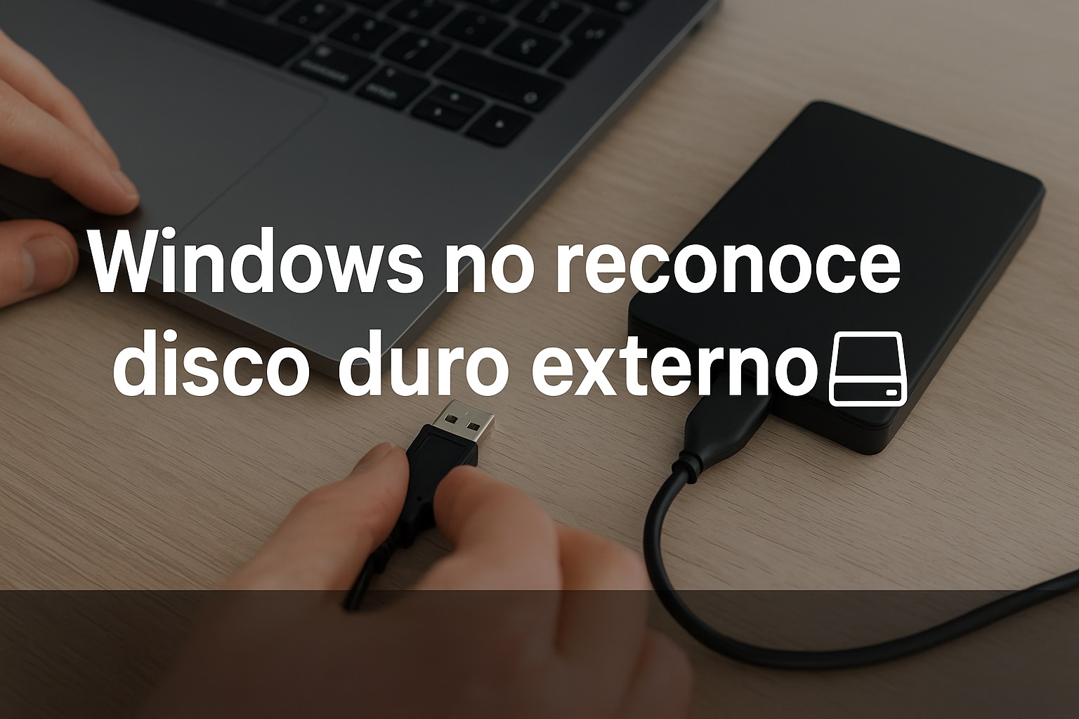 Windows no reconoce disco duro externo