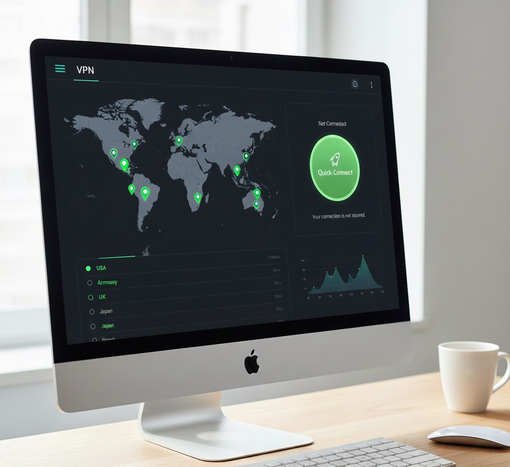 Las mejores VPN en 2026: guía para elegir bien Mapa del cliente VPN con servidores resaltados en Argentina, Brasil y EE. UU.