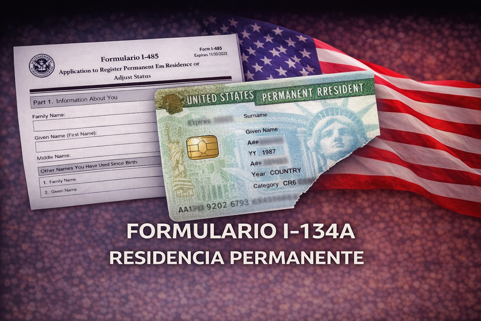 Formulario I-485: cómo solicitar la Residencia Permanente (Green Card)