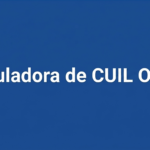 Calculadora de CUIL Argentina Calculadora de CUIL Online