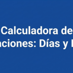 Calculadora de Vacaciones Argentina 2026: Días y Pago Calculadora de Vacaciones Argentina